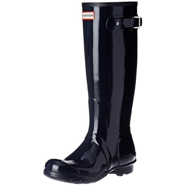 hunter tall navy boots