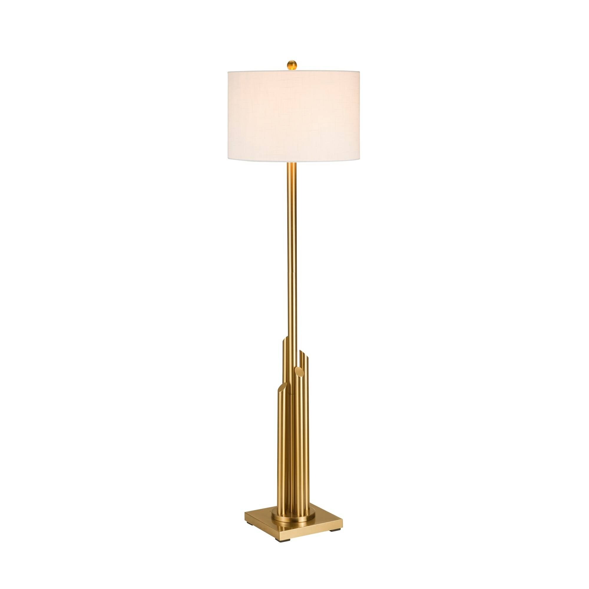 gold floor lamp