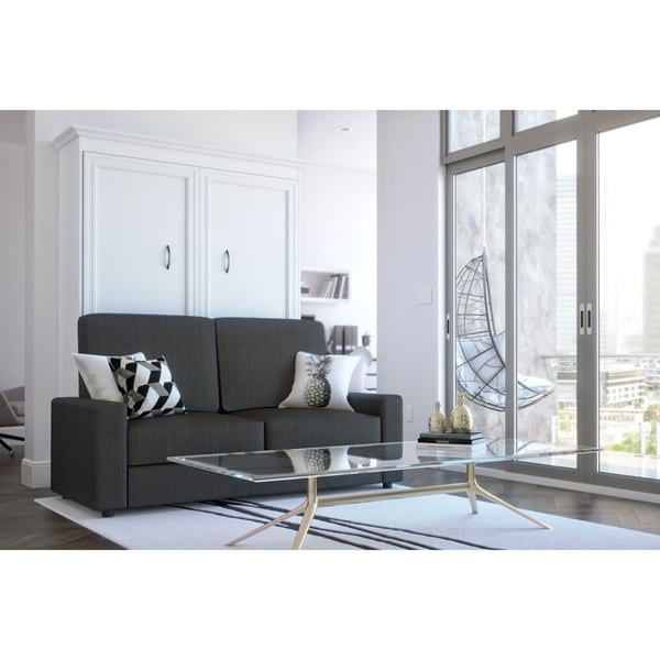 Versatile Murphy Bed With Sofa By Bestar - Bed Bath & Beyond - 28352393