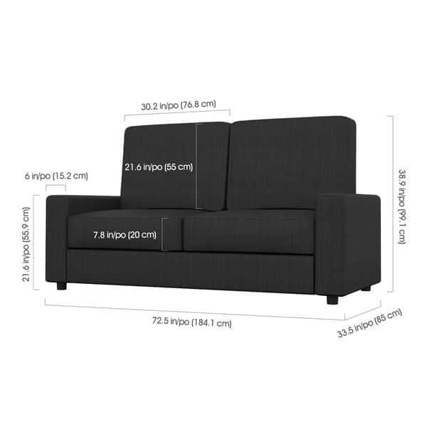 Bestar Versatile 3Piece Wall Bed and Sofa Set Shopping The Best Deals on Beds