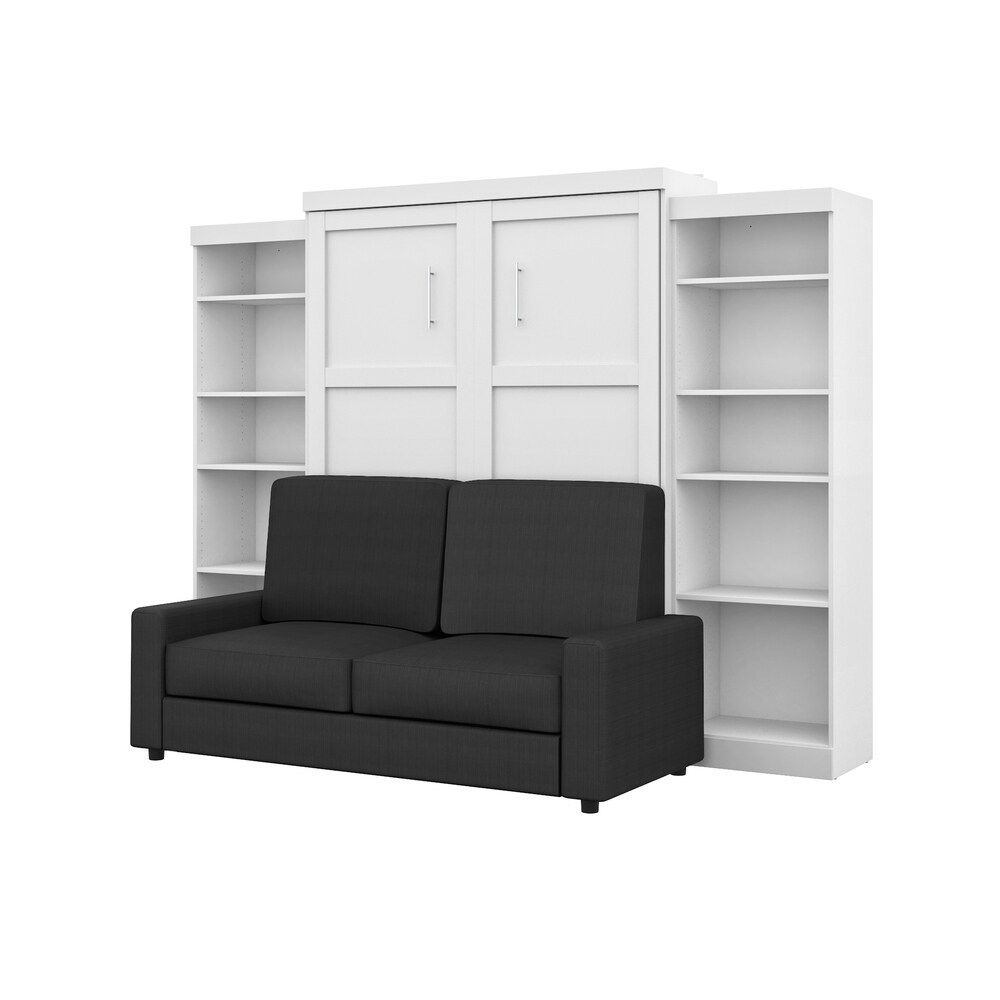 Bestar Pur 4-Piece Wall Bed and Sofa Set