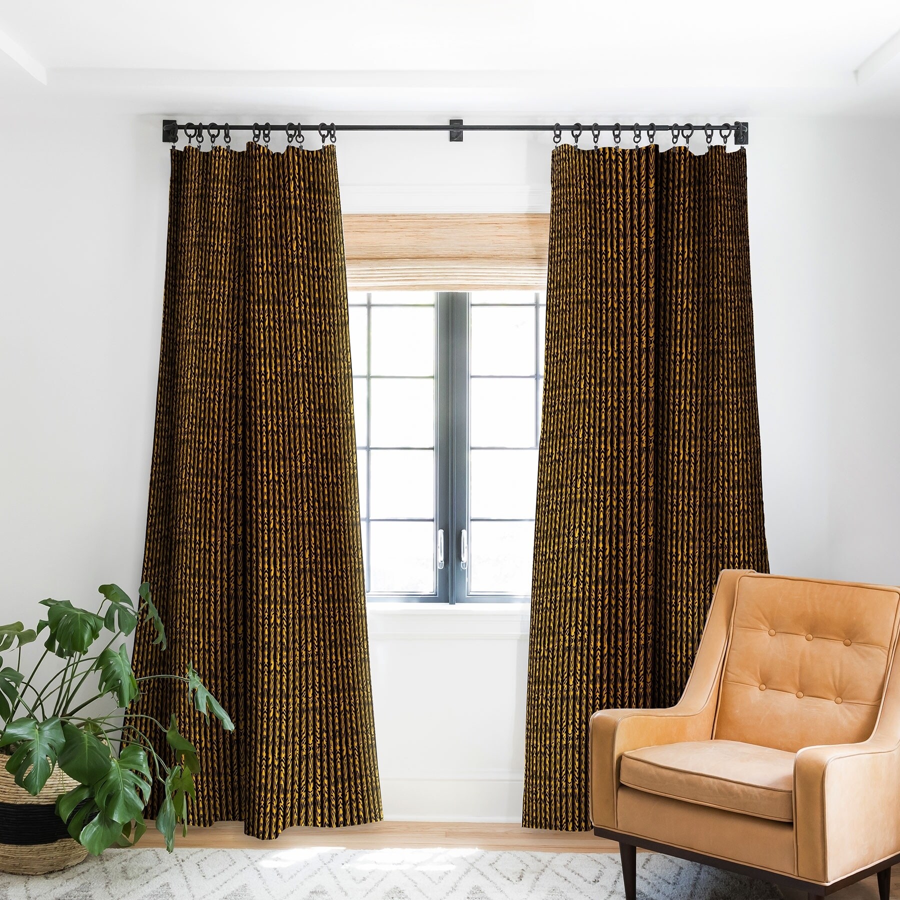 Shop Deny Designs Tiger Stripe Blackout Curtain Panel 2 Size