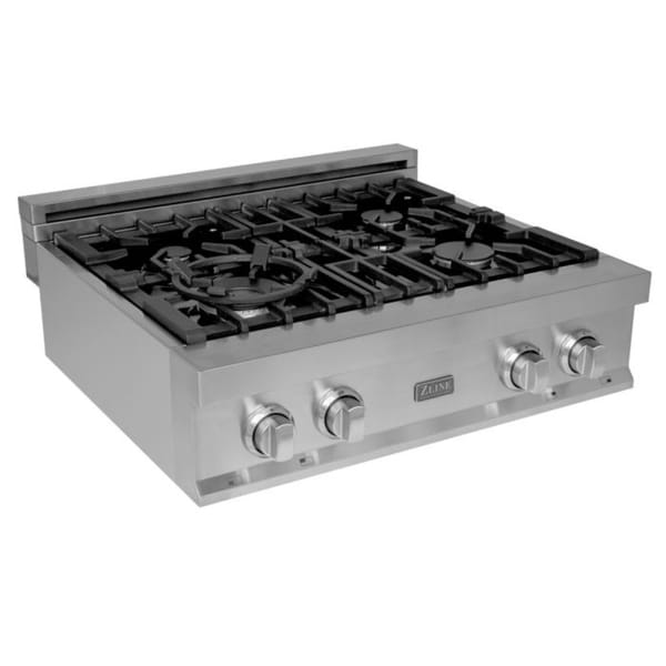 Shop Zline 30 In Ceramic Rangetop With 4 Gas Burners Rt30