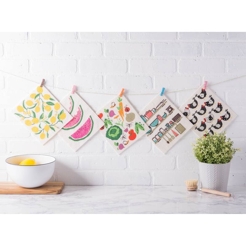 DII Swedish Dishcloth Set