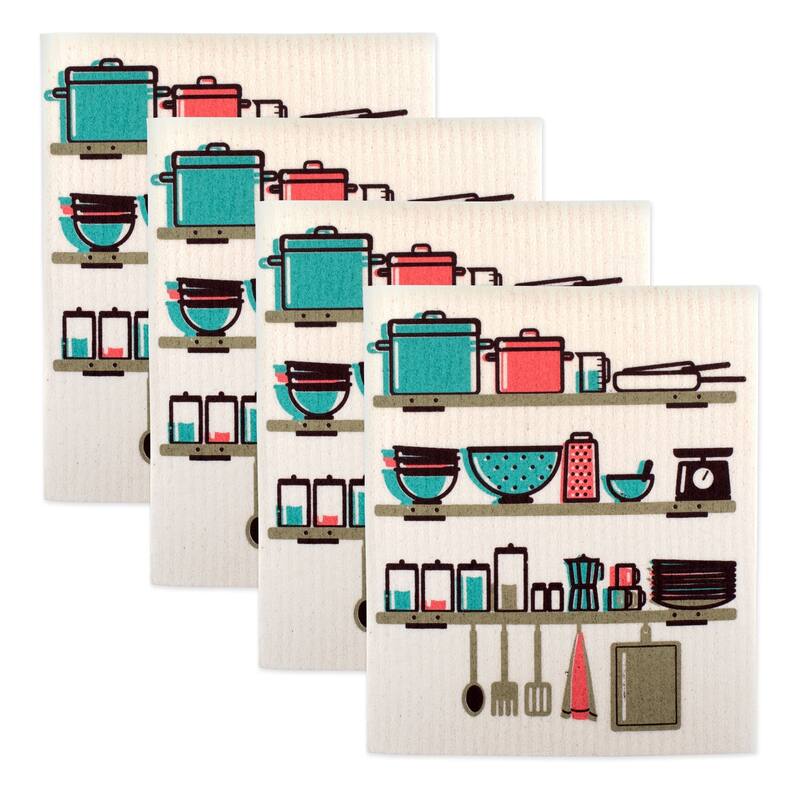 DII Swedish Dishcloth Set - Utensils - Multi-Color