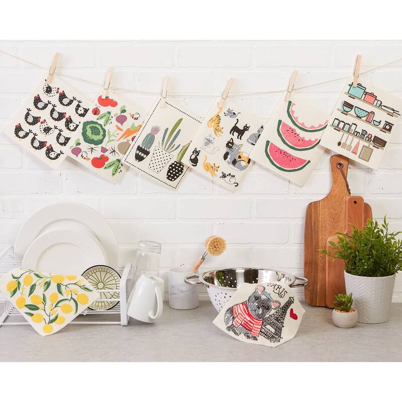 DII Swedish Dishcloth Set