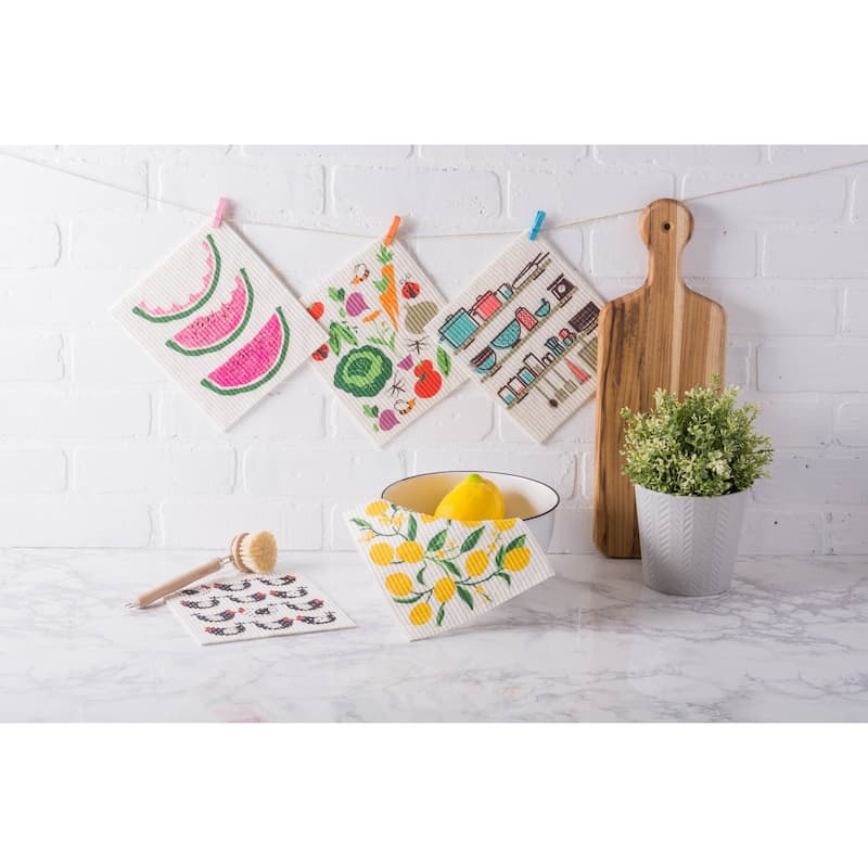 DII Swedish Dishcloth Set