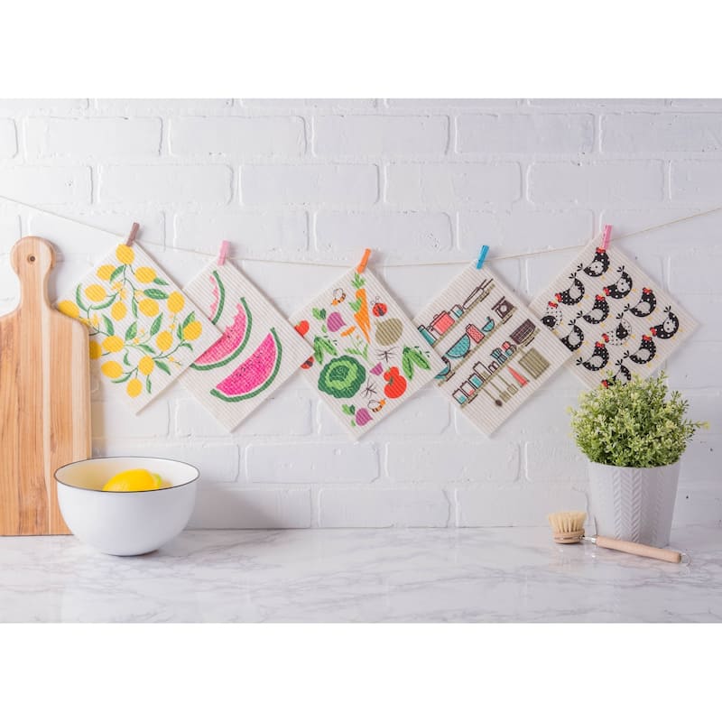 DII Swedish Dishcloth Set