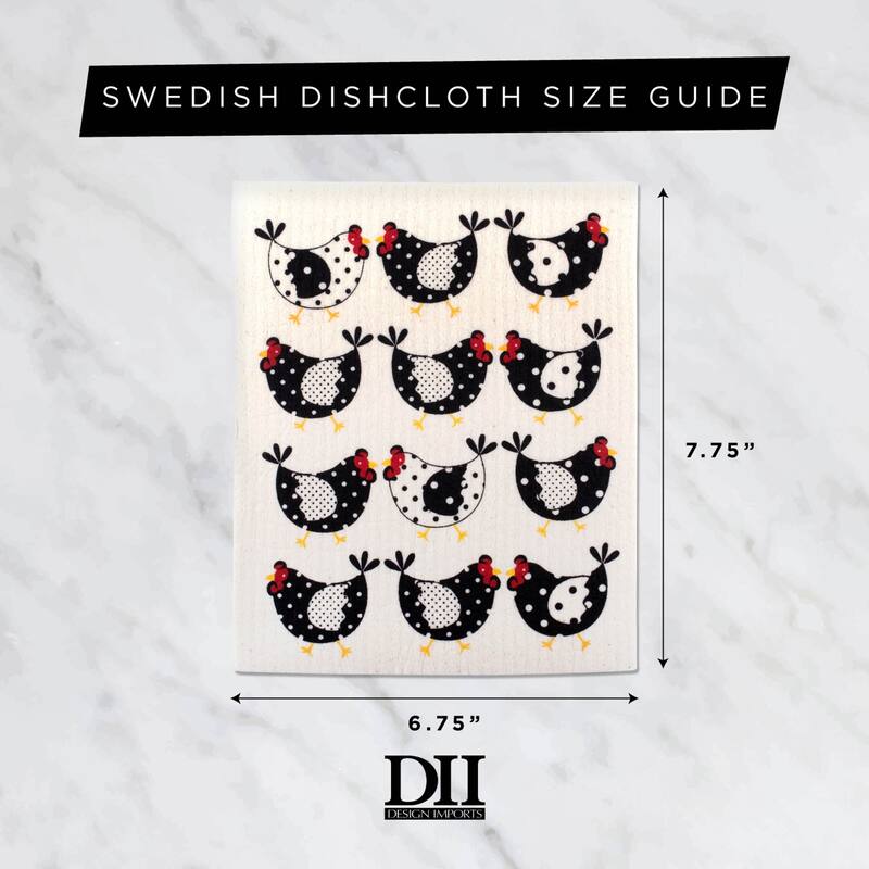 DII Swedish Dishcloth Set