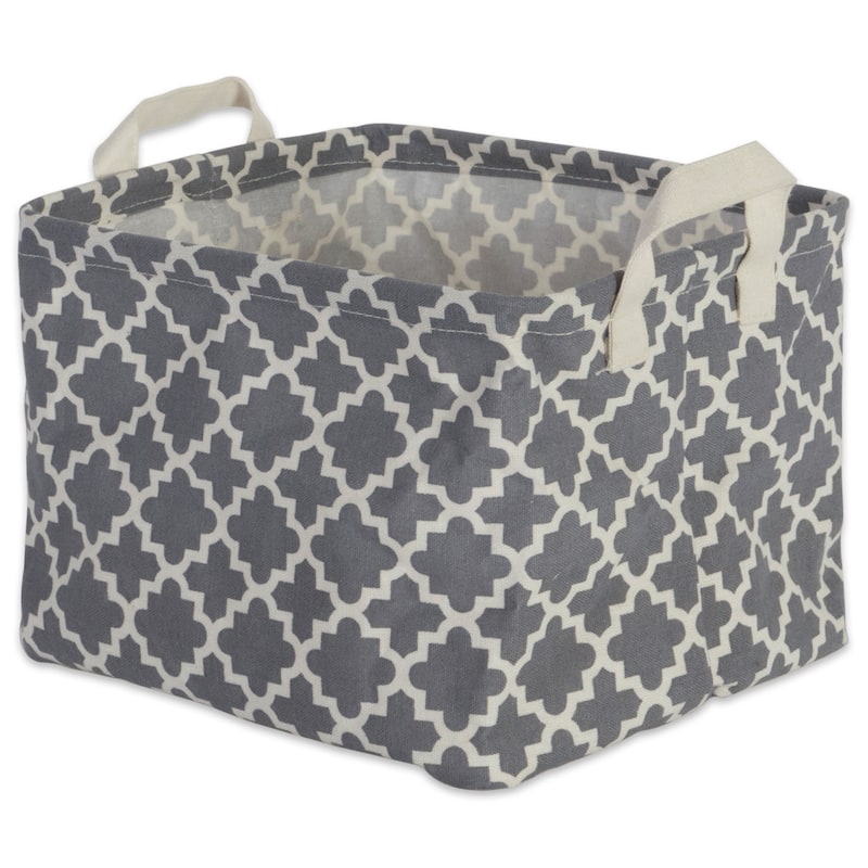 DII Cotton/Poly Laundry Bin Rectangle (Set of 2)