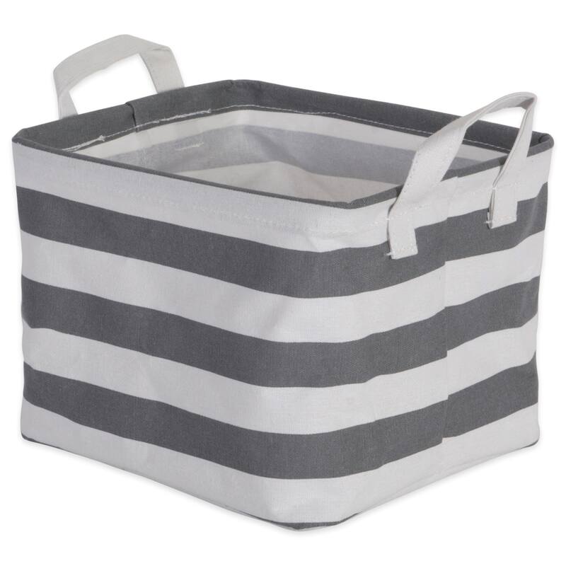 DII Cotton/Poly Laundry Bin Rectangle (Set of 2)