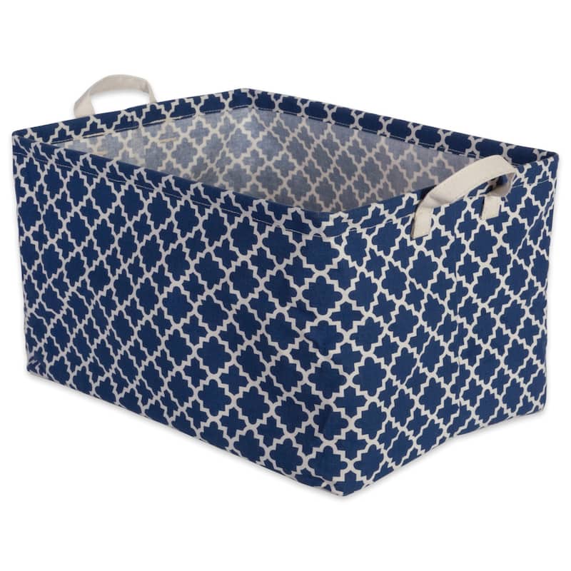 DII Cotton/Poly Laundry Bin Rectangle (Set of 2)