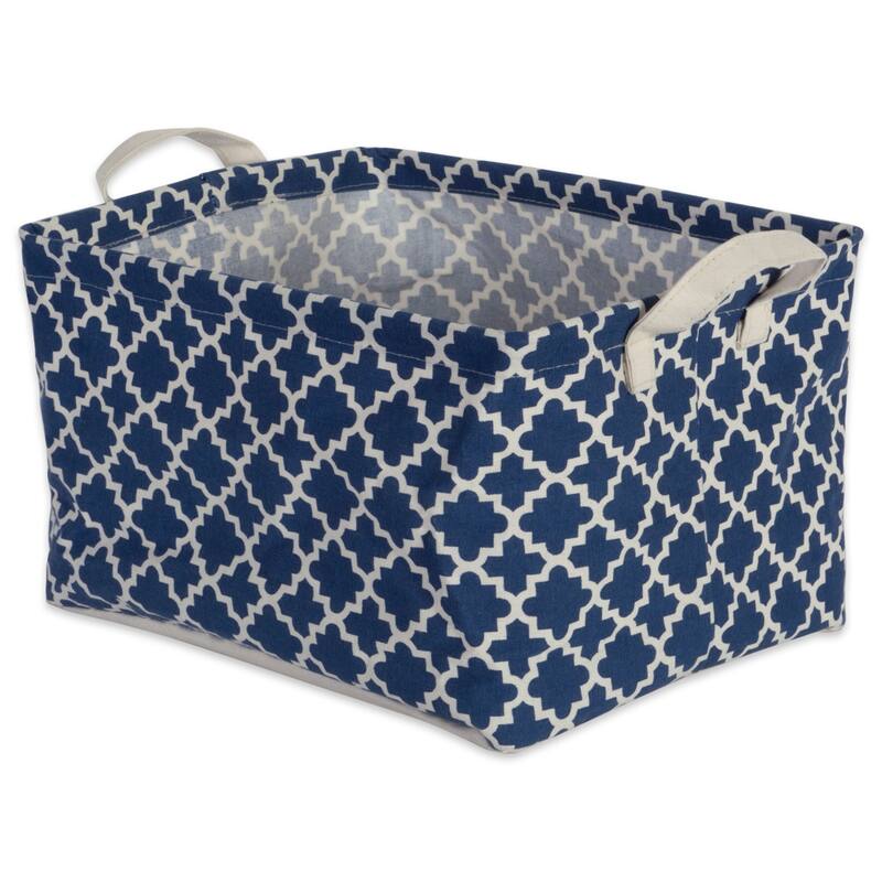 DII Cotton/Poly Laundry Bin Rectangle (Set of 2)