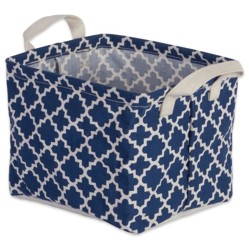 DII Cotton/Poly Laundry Bin Rectangle (Set of 2)