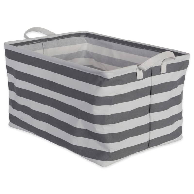 DII Cotton/Poly Laundry Bin Rectangle (Set of 2)