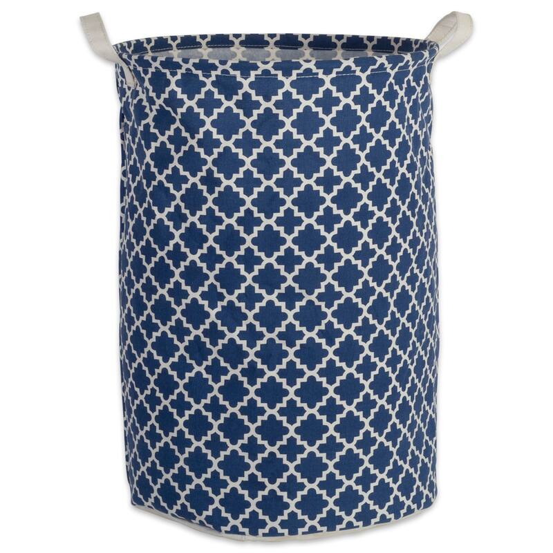 DII Cotton/Poly Laundry Hamper Assorted