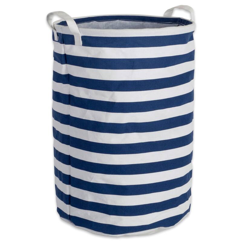 DII Cotton/Poly Laundry Hamper Assorted