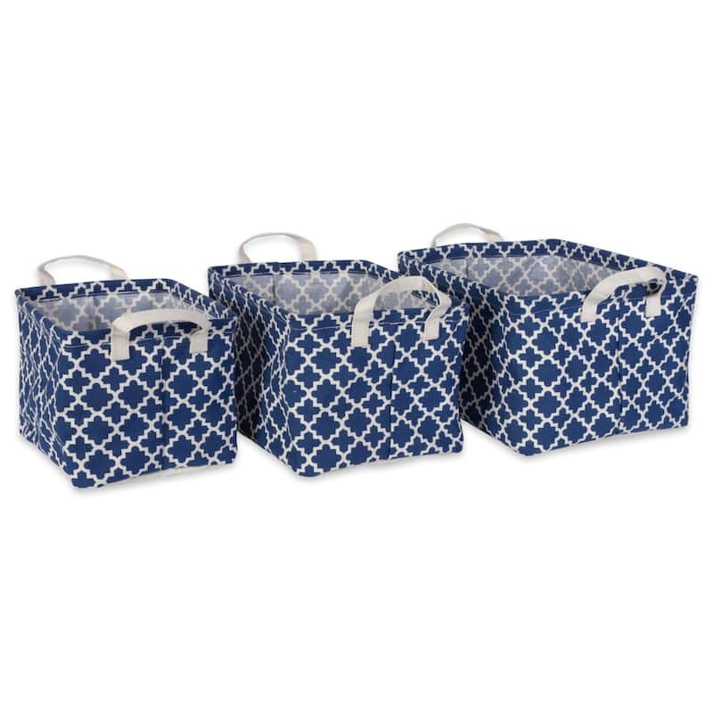DII Cotton/Poly Laundry Hamper Assorted