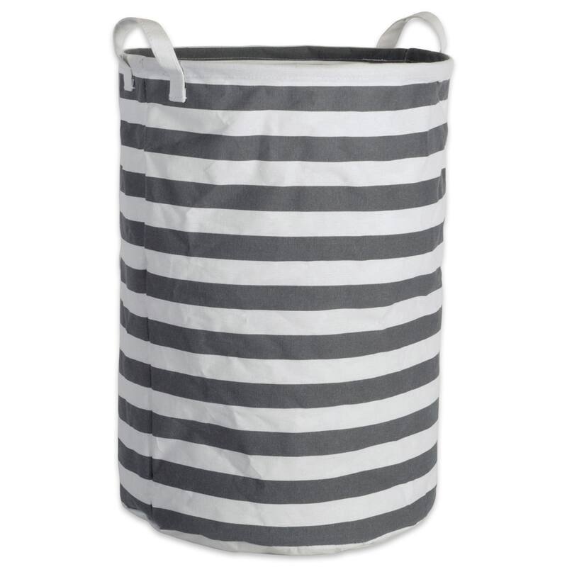 DII Cotton/Poly Laundry Hamper Assorted