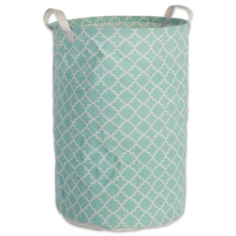 DII Cotton/Poly Laundry Hamper Assorted
