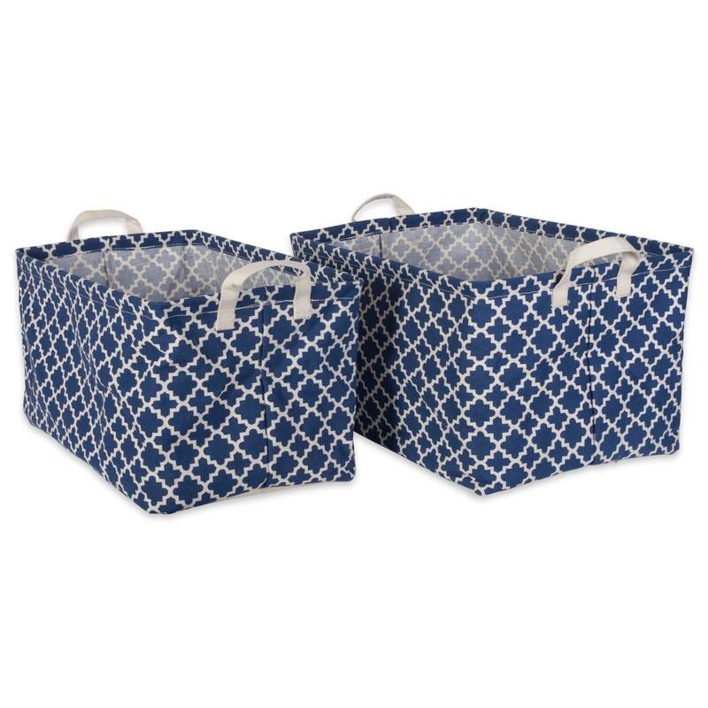 DII Cotton/Poly Laundry Hamper Assorted