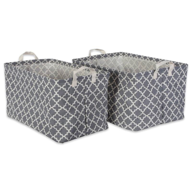 DII Cotton/Poly Laundry Hamper Assorted