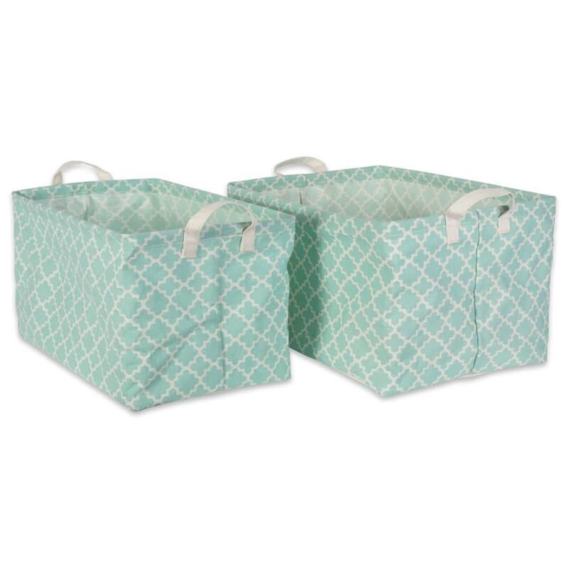 DII Cotton/Poly Laundry Hamper Assorted