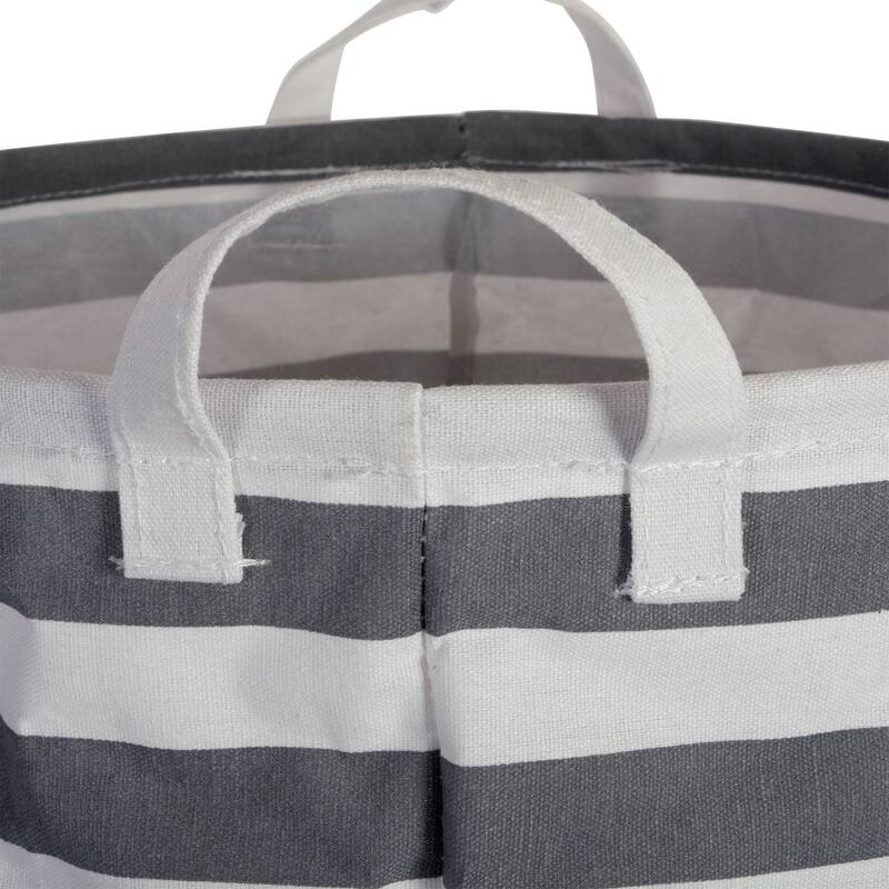 DII Cotton/Poly Laundry Hamper Assorted