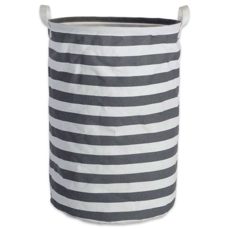 DII Cotton/Poly Laundry Hamper Assorted
