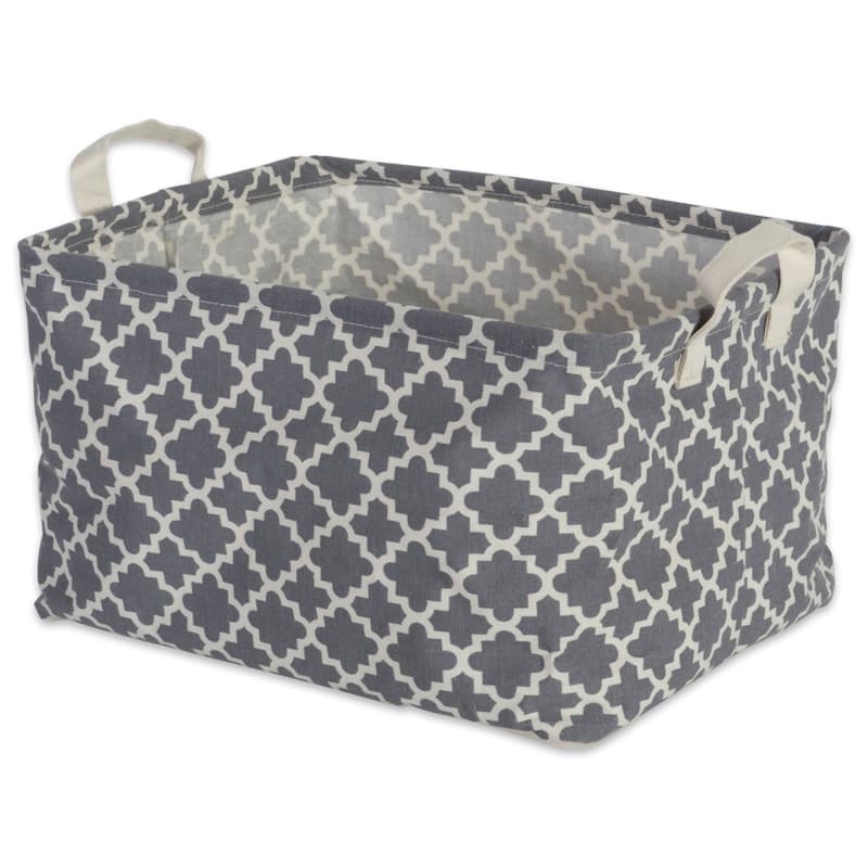 DII Cotton/Poly Laundry Hamper Assorted