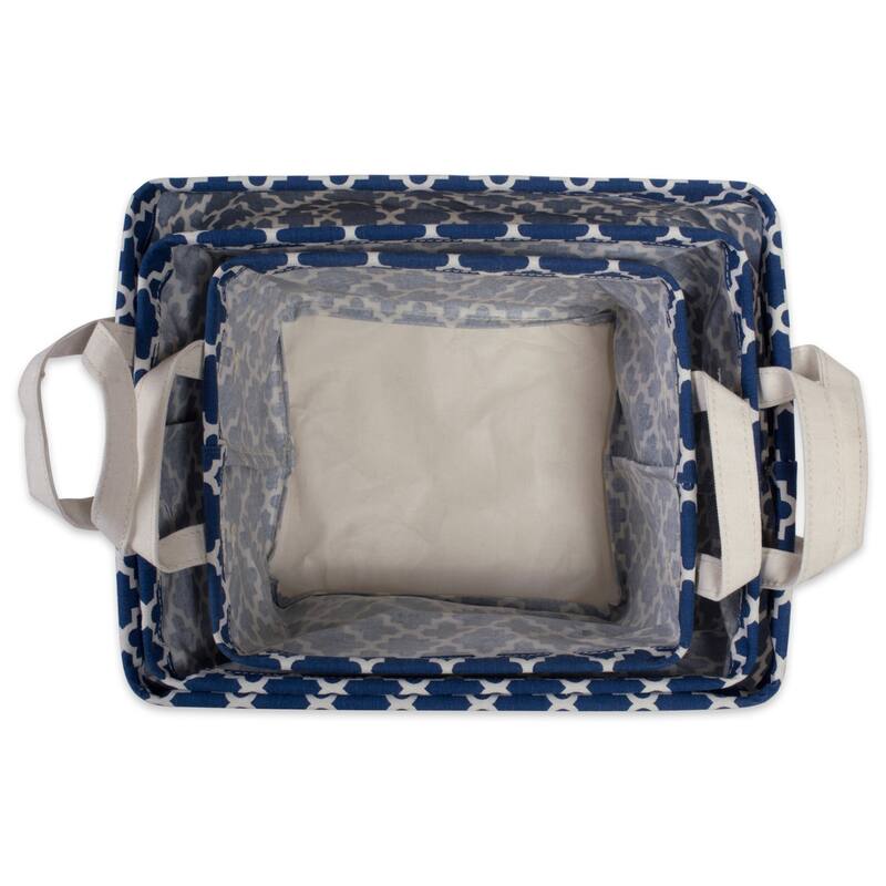 DII Cotton/Poly Laundry Hamper Assorted