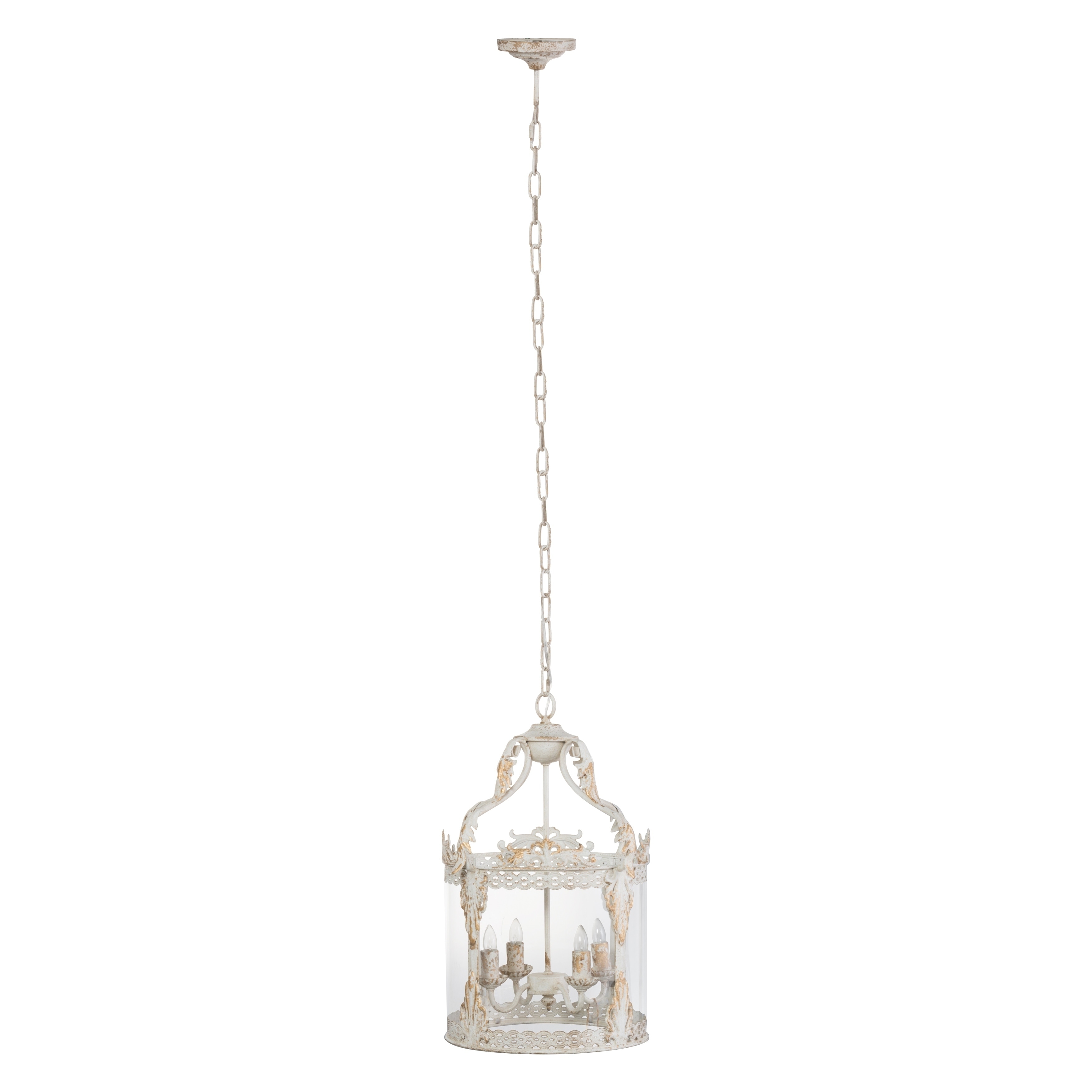 Imre Antique White and Gold Chandelier - Chandeliers For Bedrooms by Overstock.com