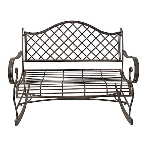 Home Lillian Bronze Outdoor Bench