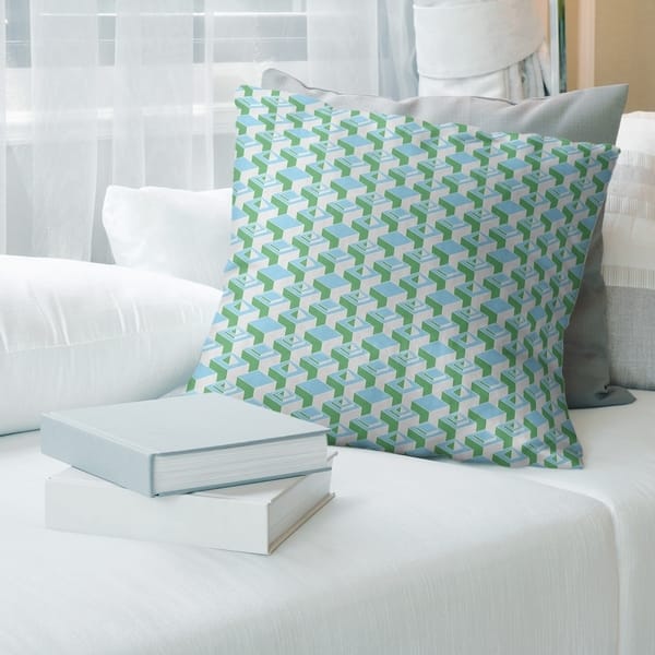 Clearance Sale/light Blue Pillow/decorative Pillows/ Throw 