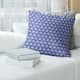 Cool Tone Minimalist Tree Pattern Throw Pillow - 26 x 26 - Blue - Polyester
