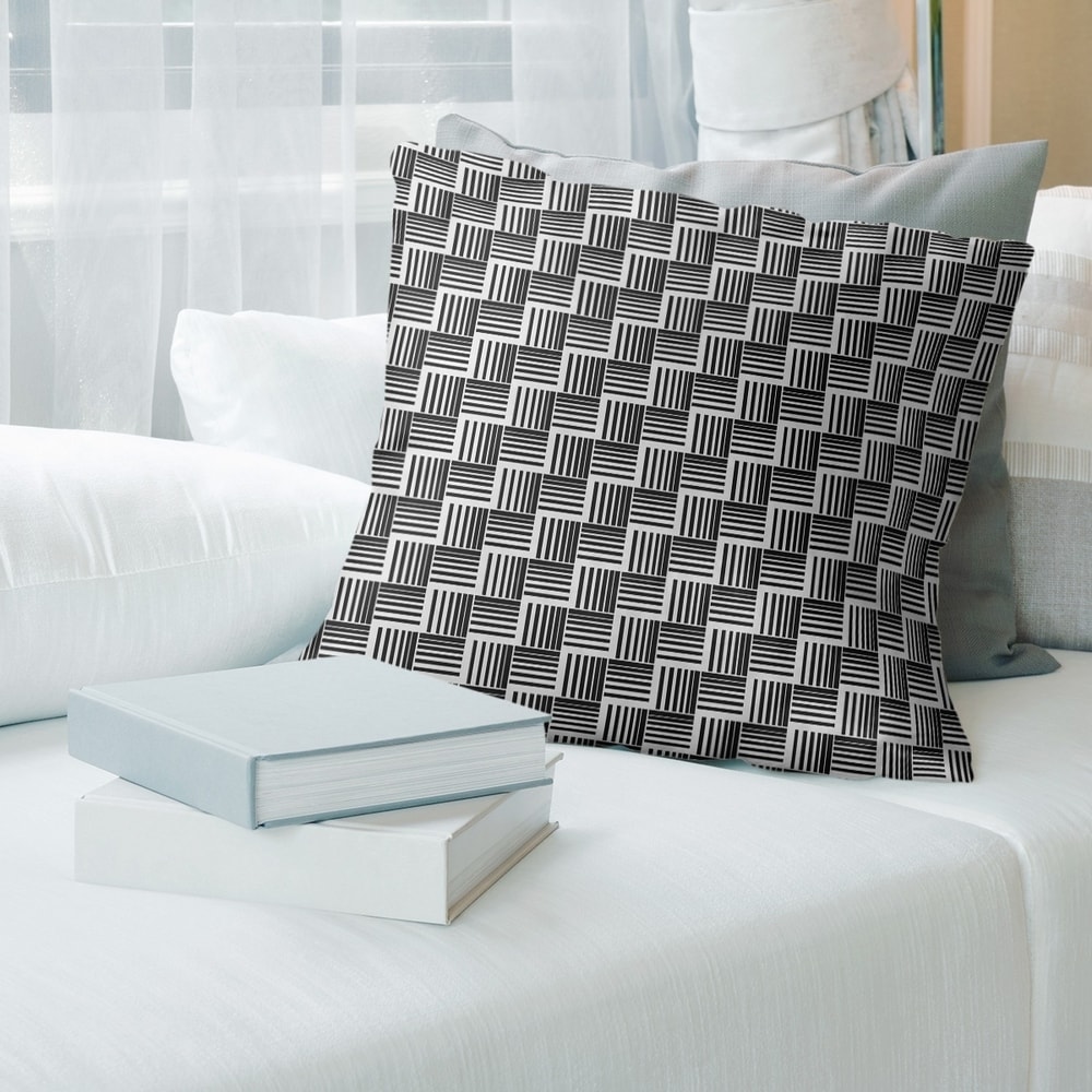 26 x 26-inch Large Chevron Print Decorative Throw Pillow - On Sale - Bed  Bath & Beyond - 9238773