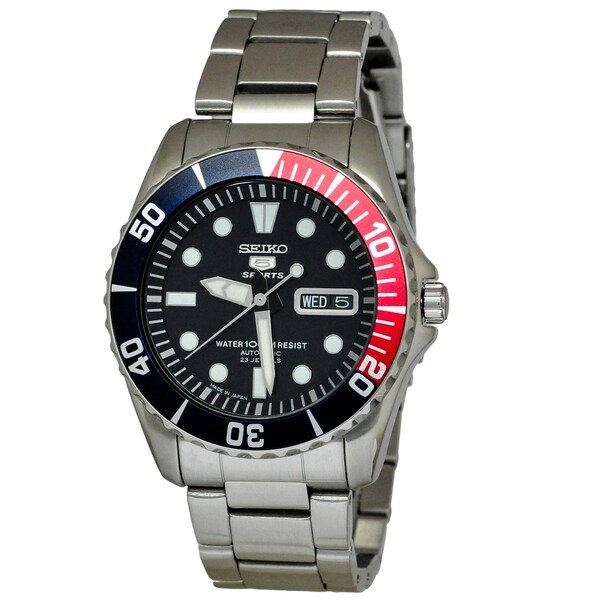 Shop Seiko SNZF15J1 5 Sports Blue Dial Watch - Free ...