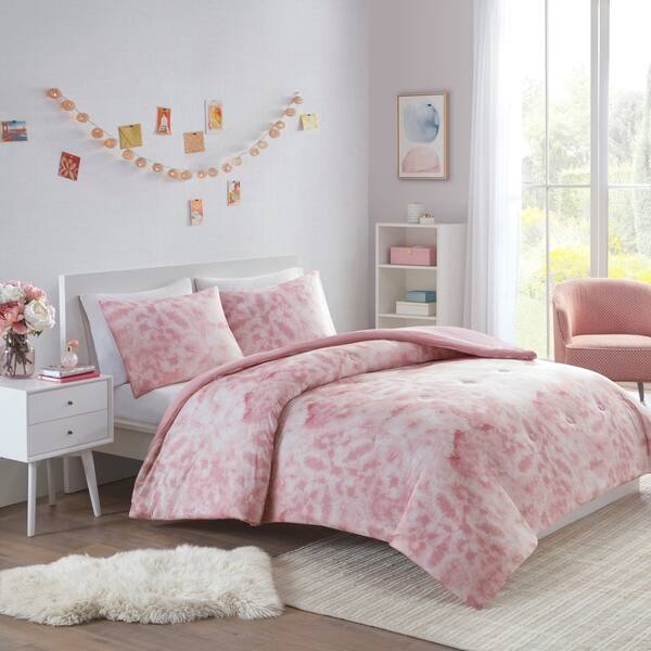 Shop Intelligent Design Hailey Printed Jersey Knit Comforter Set 2