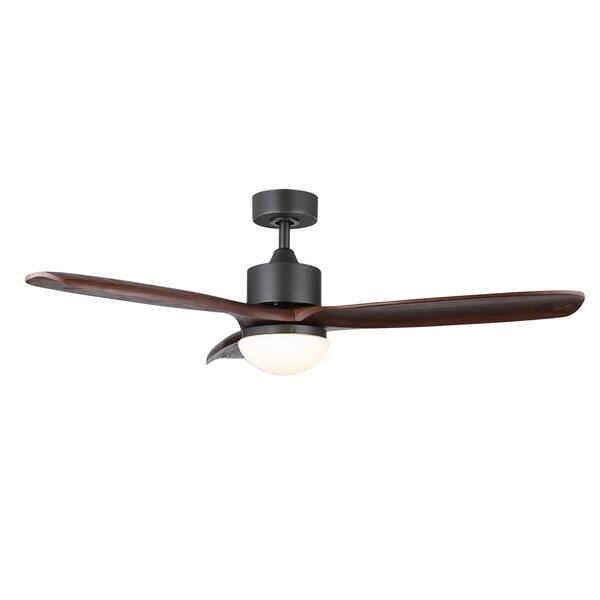 Shop Co Z 52 Inch Old Bronze 3 Blade Ceiling Fan With Remote