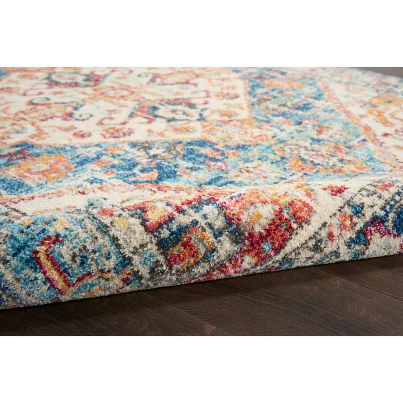 Copper Grove Alsleben Vintage Persian Floral Medallion Area Rug