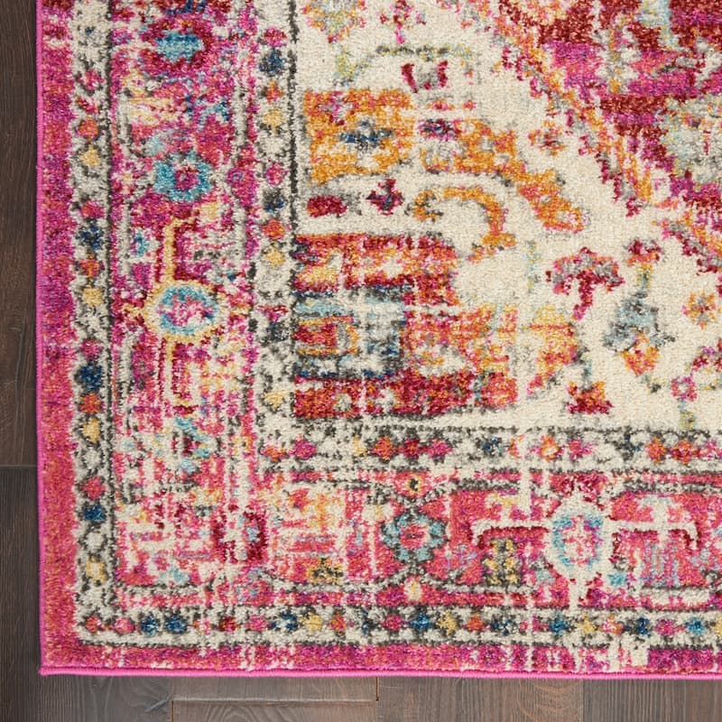 Copper Grove Alsleben Vintage Persian Floral Medallion Area Rug