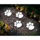 Solar Paw Print Lights (set of 4)
