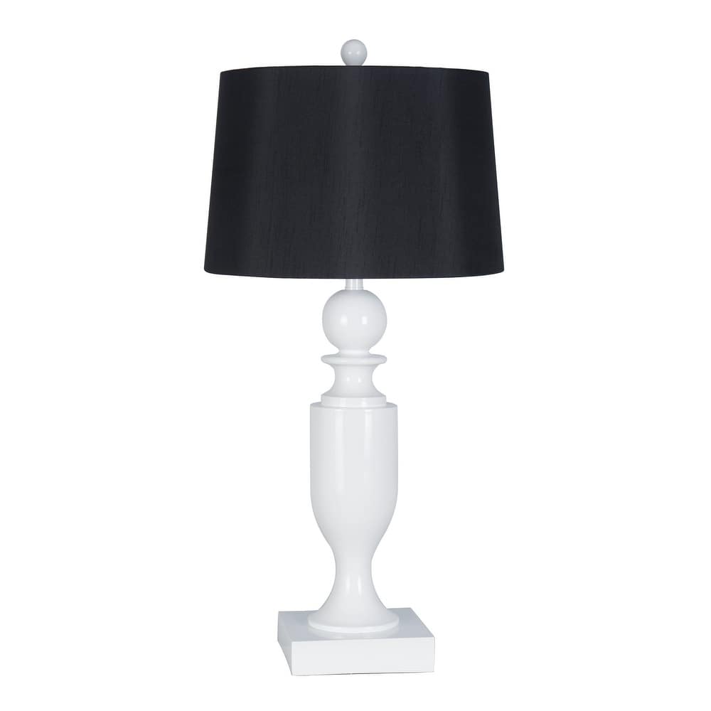 Lamps Per Se 35- inch White Lacquer Table Lamp