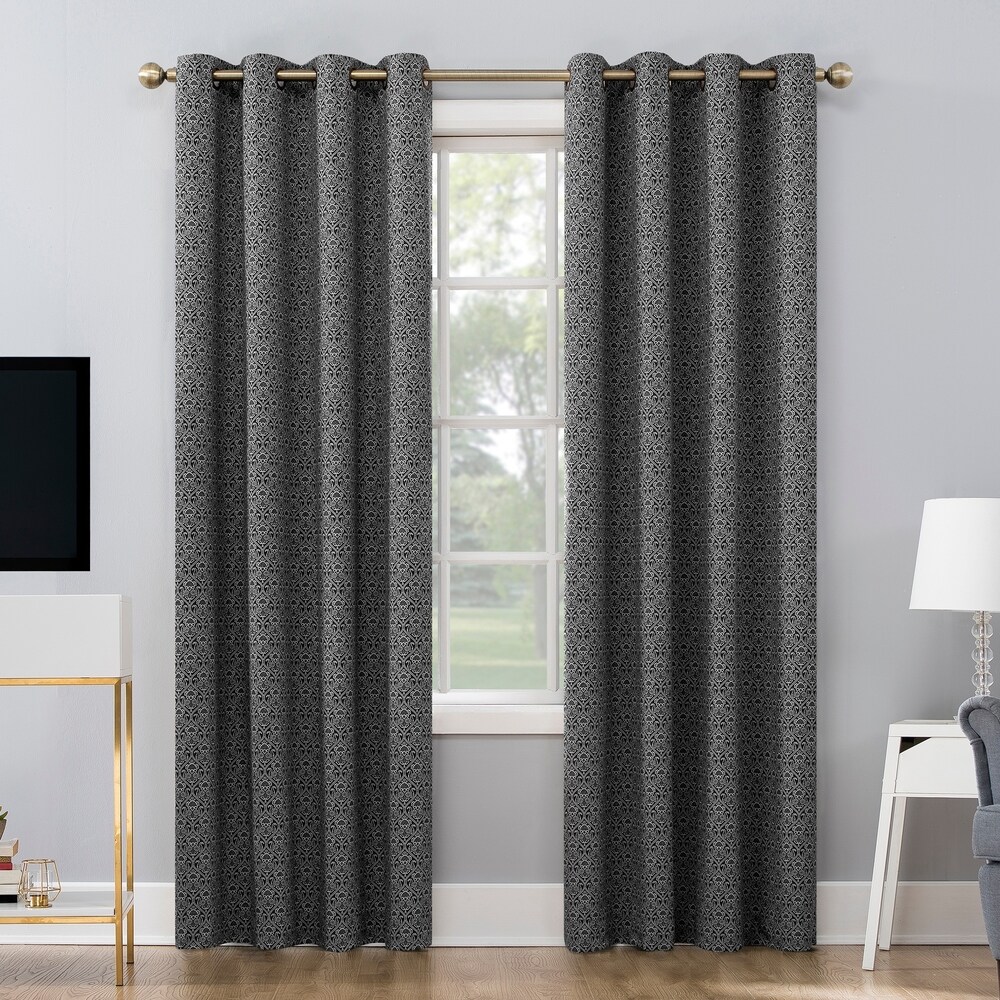 Details about   SUN ZERO LICHTENBERG 54 in x 84 in Blackout Brown TAUPE Lined Curtain Panel M06 