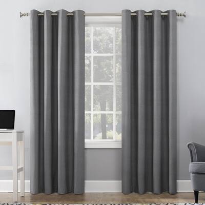 Buy Grey Noise Reducing Curtains Drapes Online At Overstock