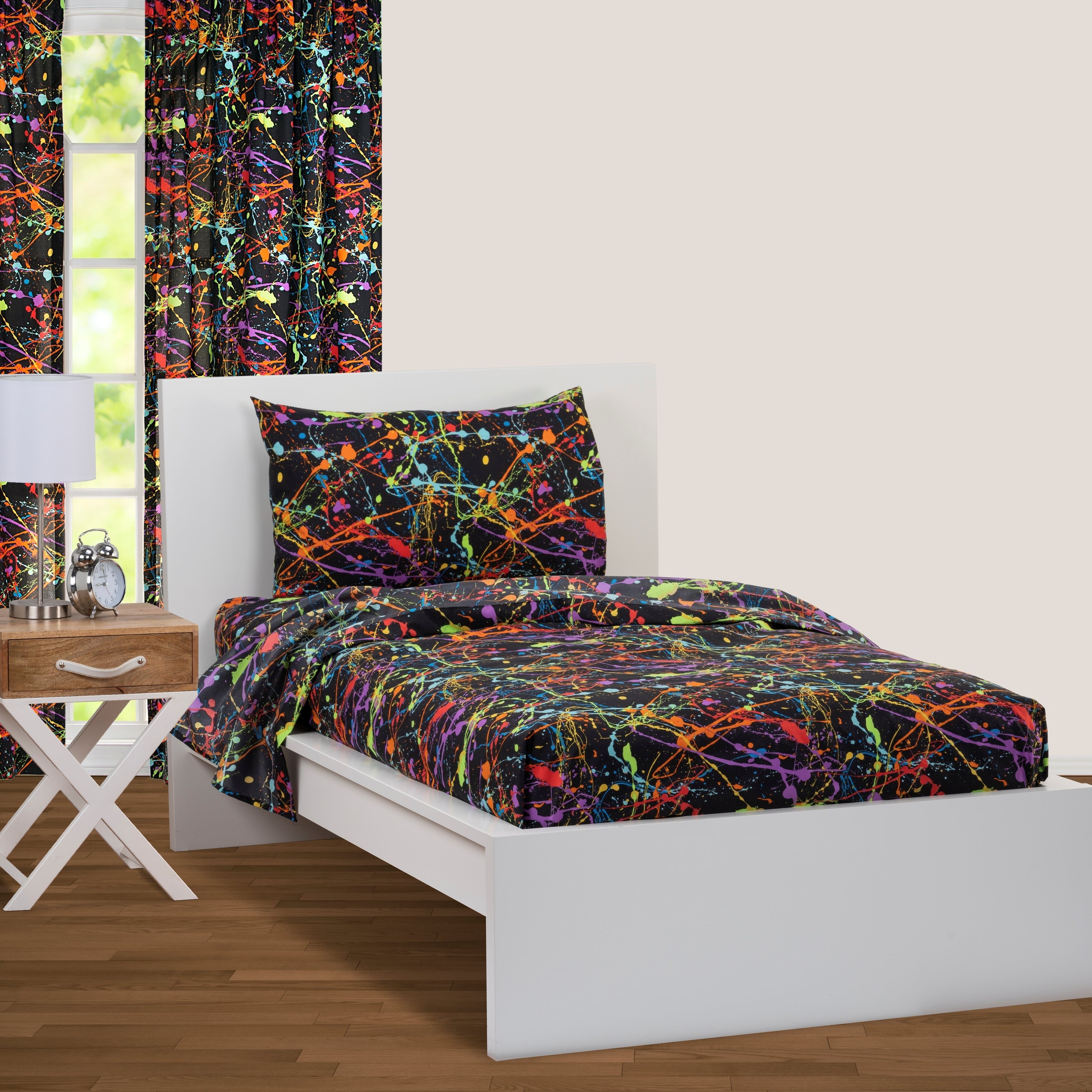 Shop Crayola Neon Splat Sheet Set On Sale Free Shipping Today