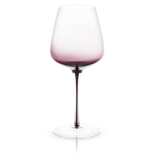 JoyJolt Black Swan Red Wine Glasses Set of two 26.8 Oz