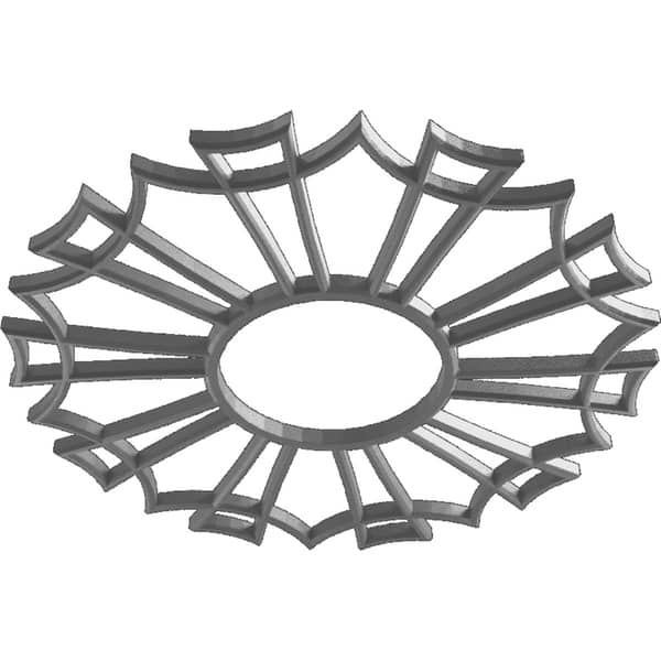 Shop Augustus Architectural Grade Pvc Pierced Ceiling Medallion