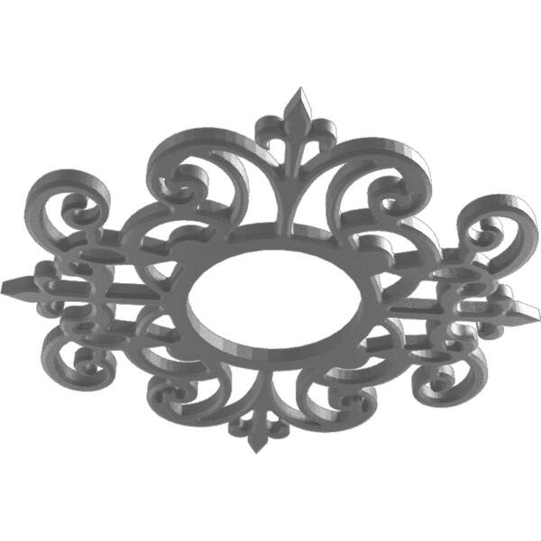 Shop Dijon Architectural Grade Pvc Pierced Ceiling Medallion