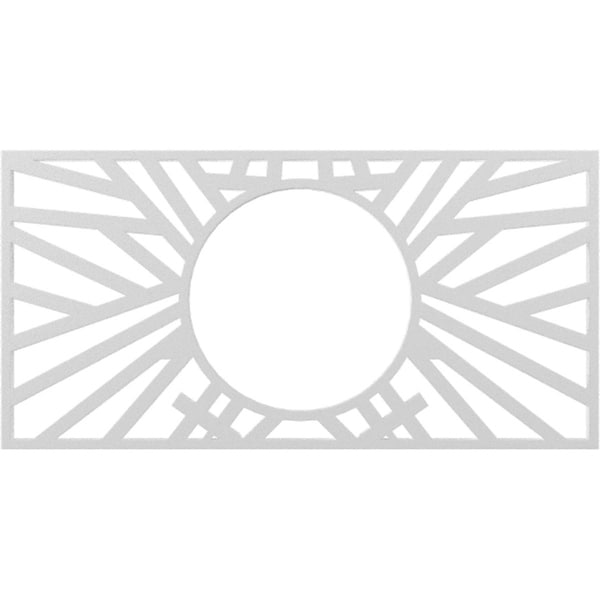 Hoover Architectural Grade PVC Pierced Ceiling Medallion